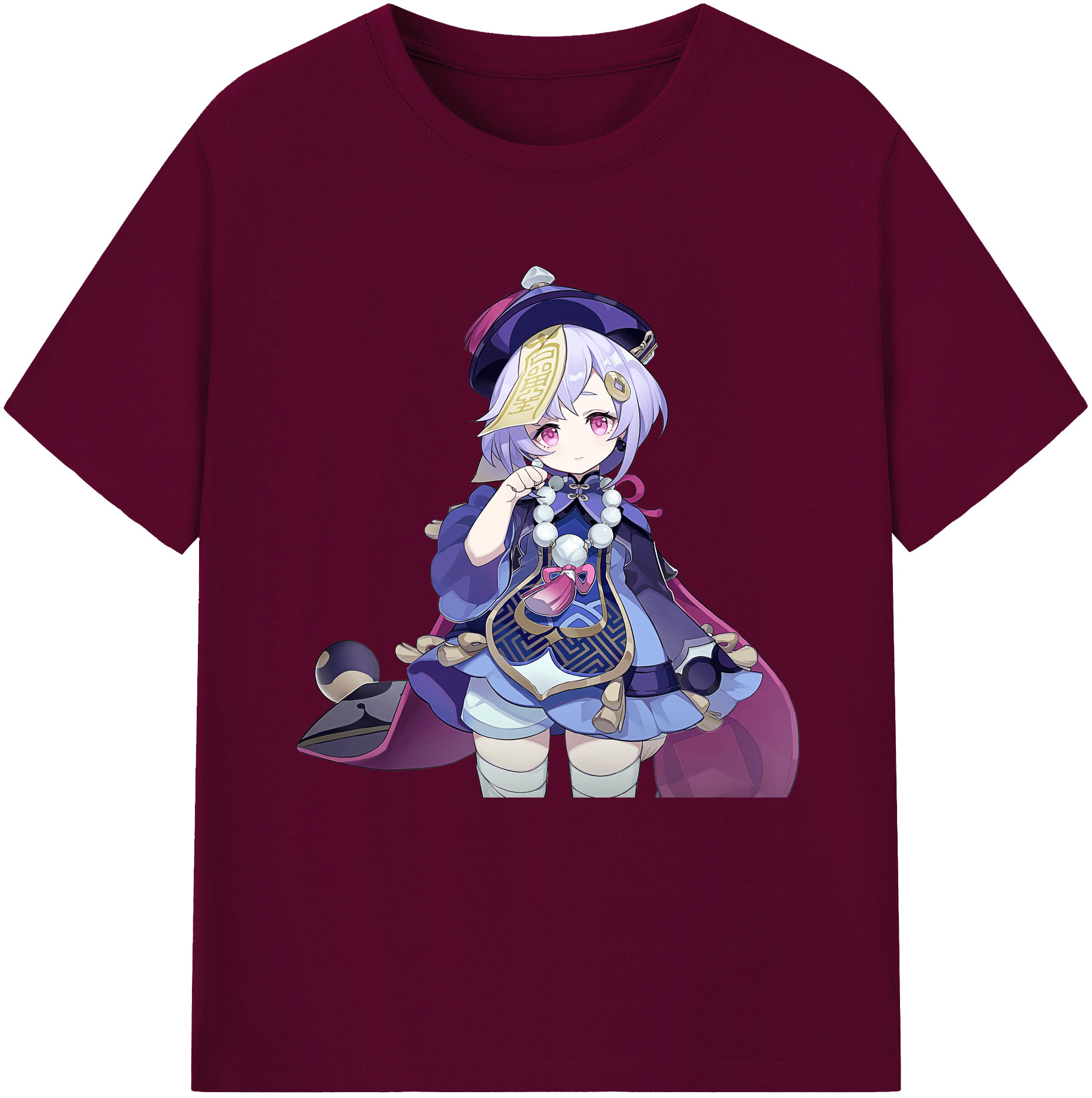げんし神 七七 なな  genshin Nana レディースカジュアルプリントTシャツ（綿100％）